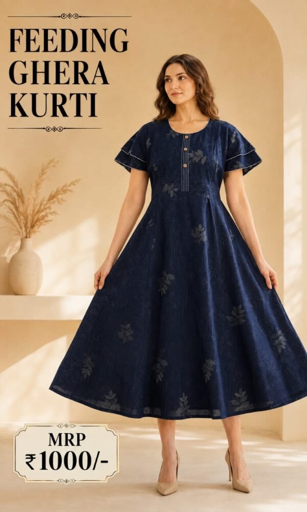 Ghera feeding kurti for women