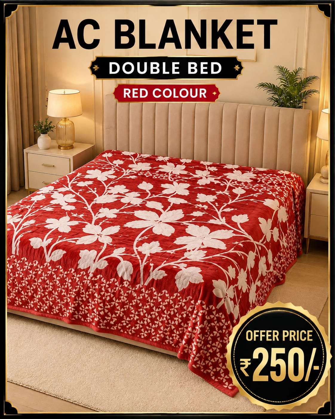 Ac double bed blanket - Image 2