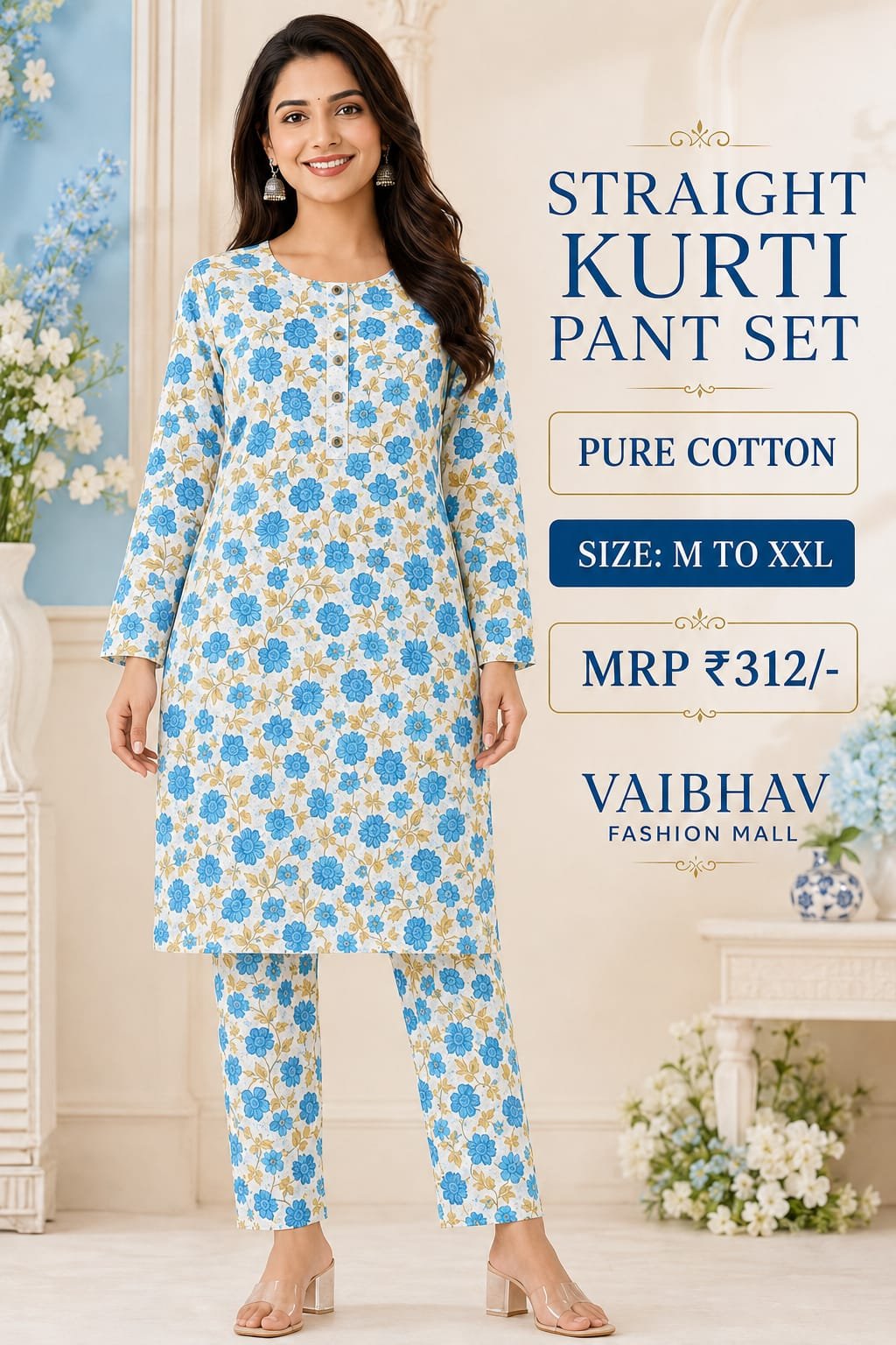 Straight Kurti pant set - Image 6