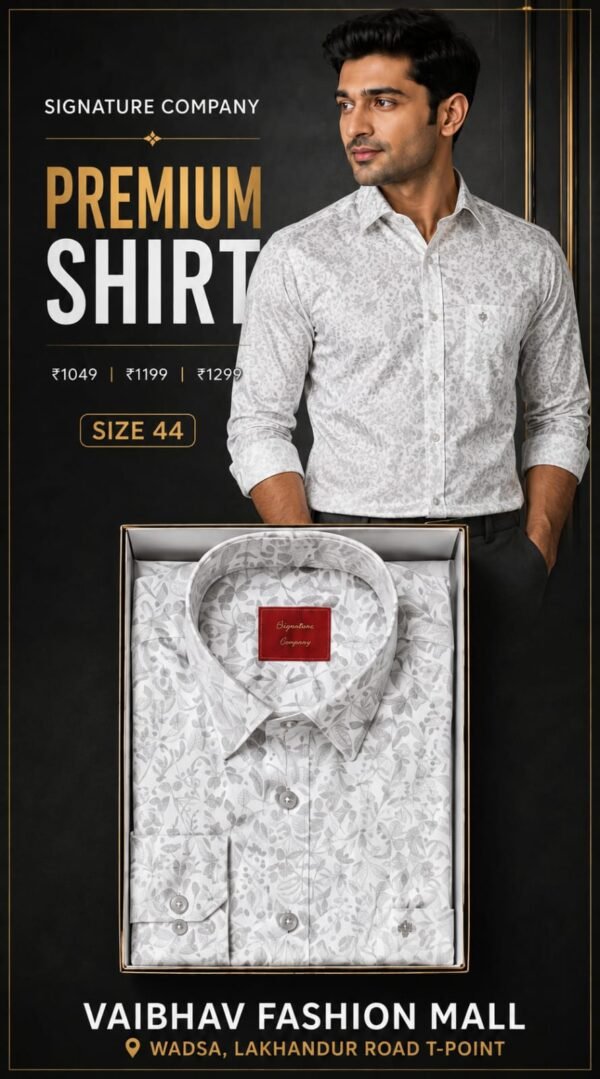 Signature shirt for men