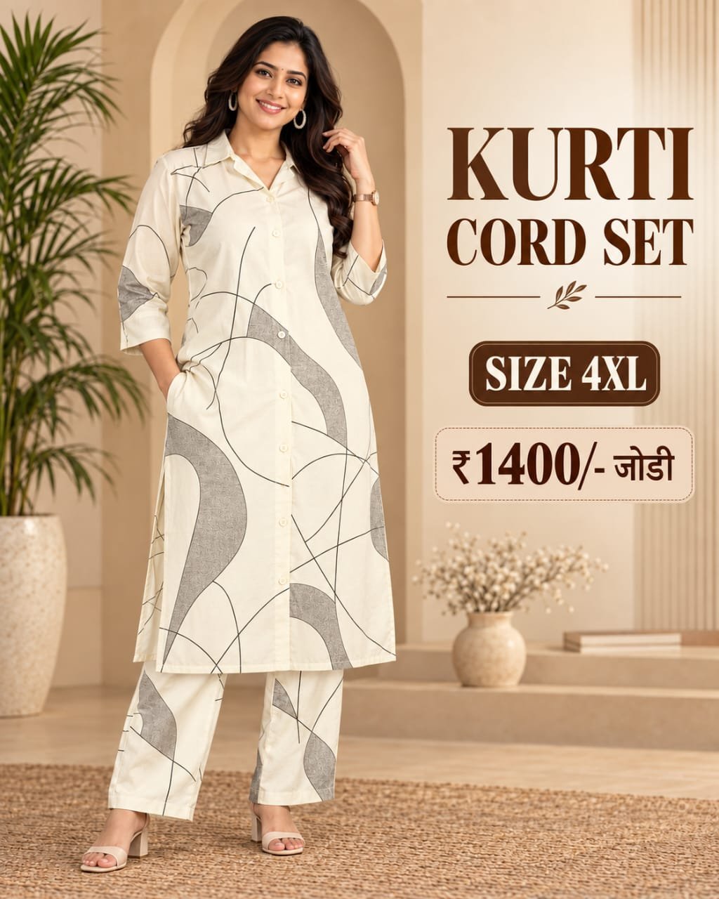 Cotton cotset for women - Image 2