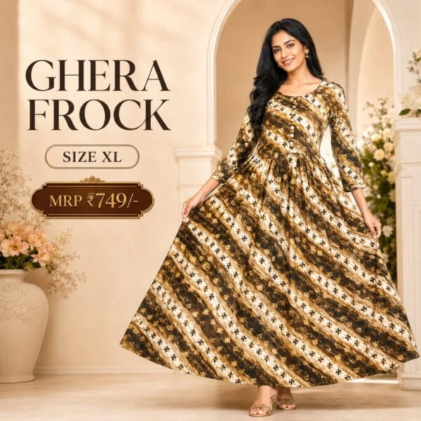 Ghera handwork frock