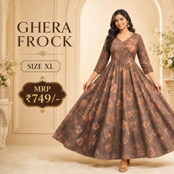 Ghera handwork frock