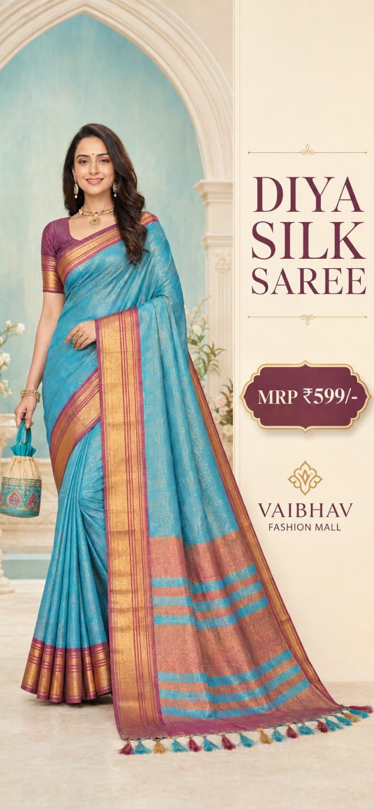 Silk saree - Image 2