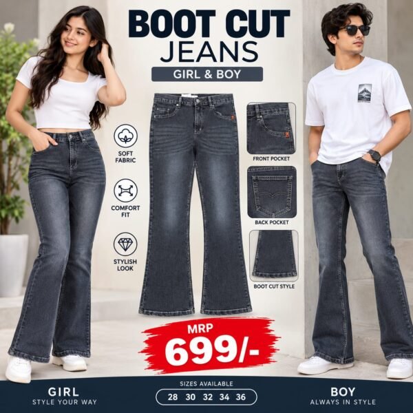 Boot cut jeans