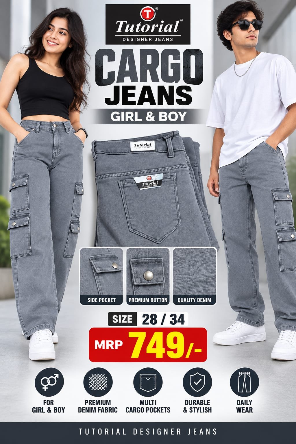 Cargo jeans - Image 3