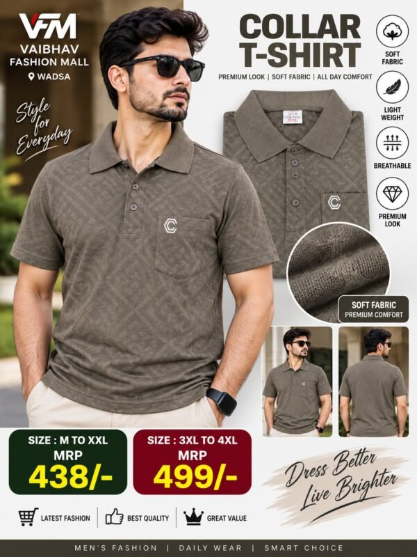 Mens half tshirt