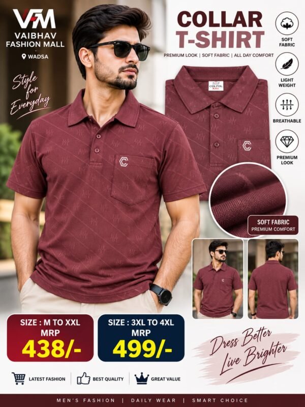 Men's half t-shirt