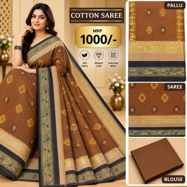 Cotton saree