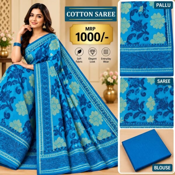 Cotton saree