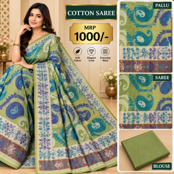 Cotton saree