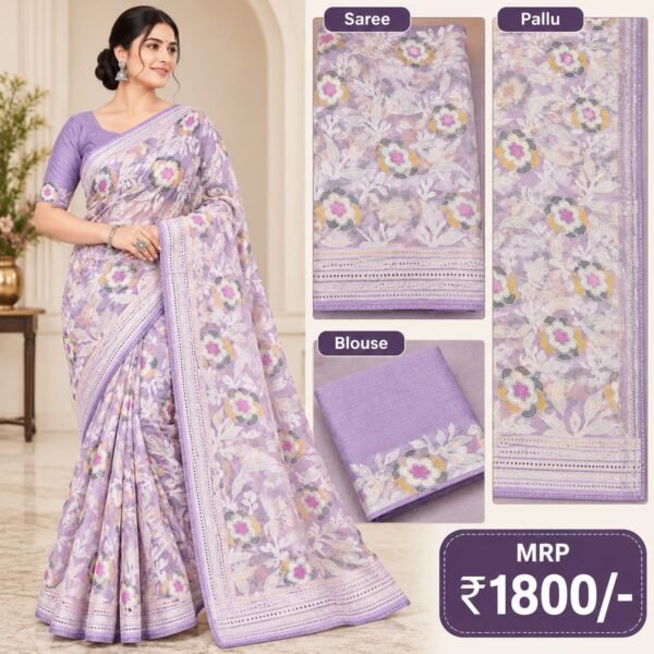 Organza saree