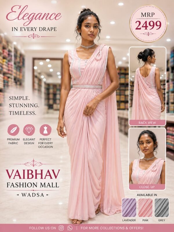 Ready wear saree
