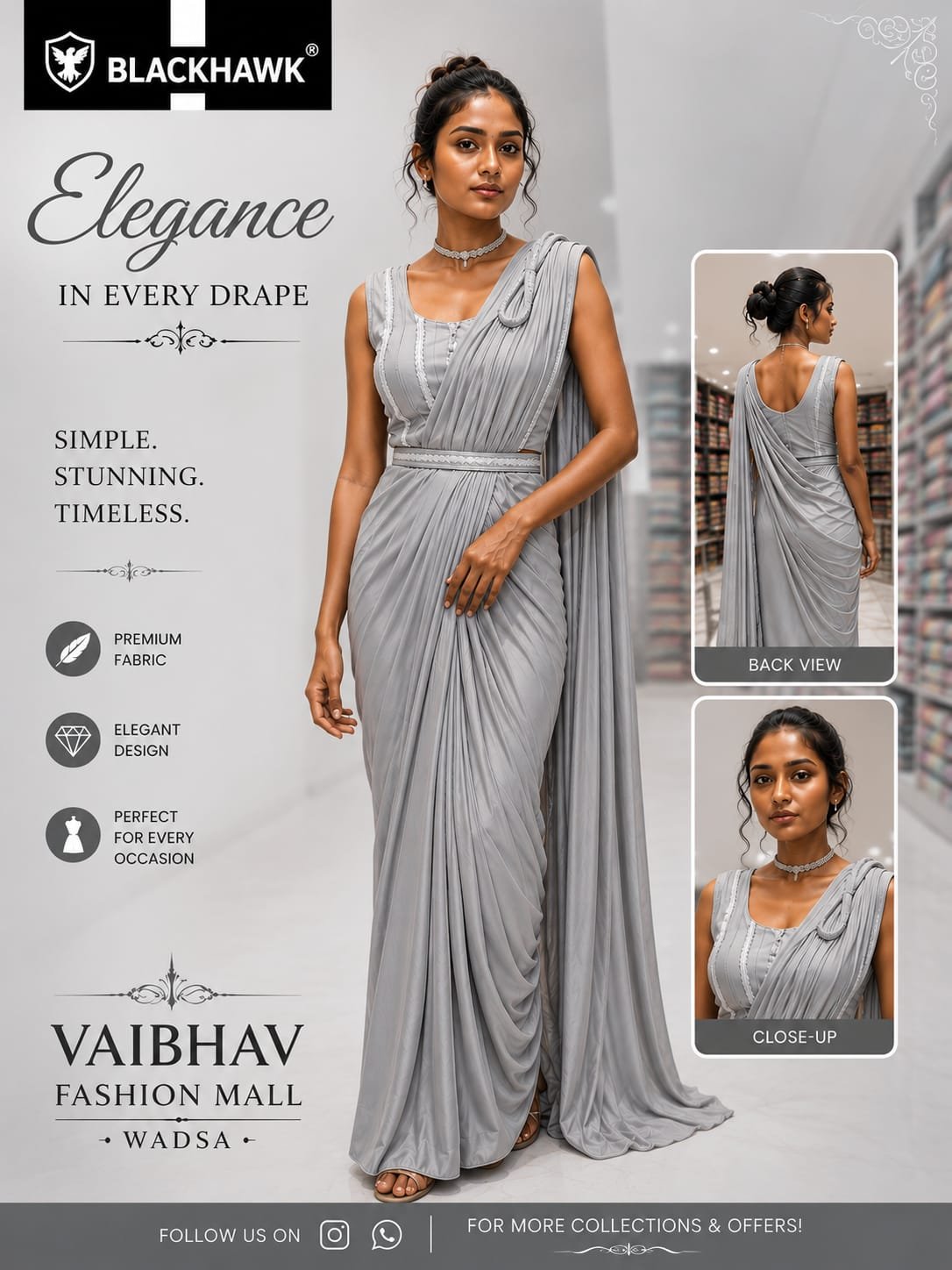 Ready wear saree
