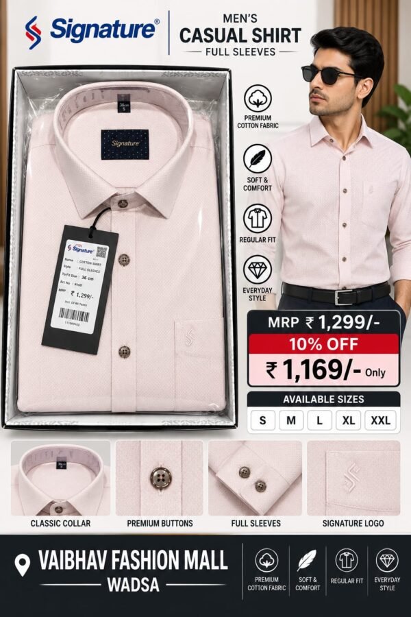 Mens signature shirts
