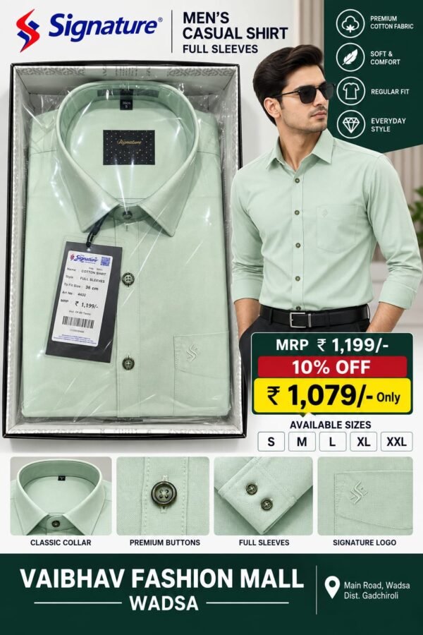 Mens signature shirts