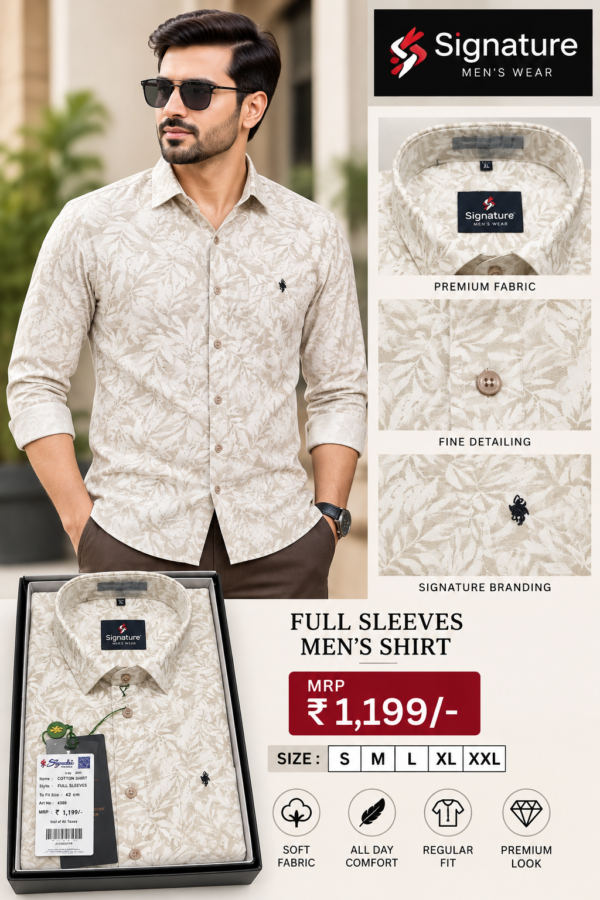 Mens signature shirts