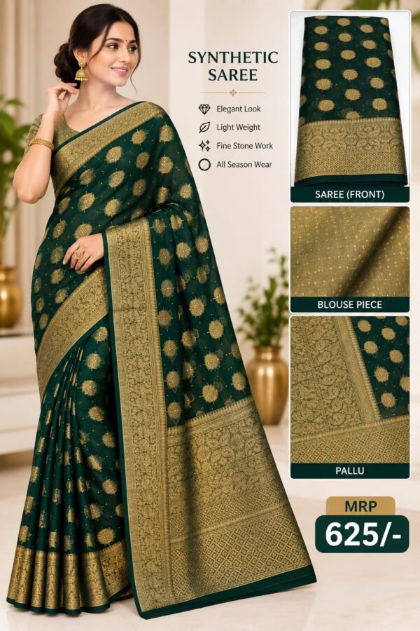 Synthetic saree