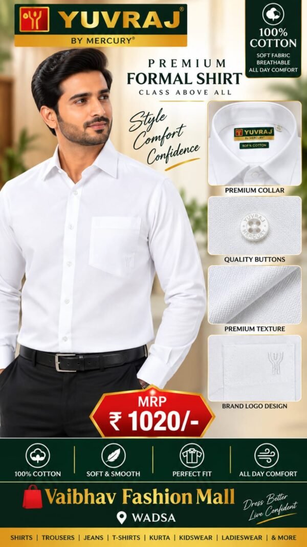 Yuvraj white shirt