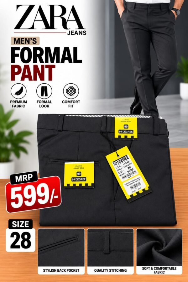 Men's formal pant