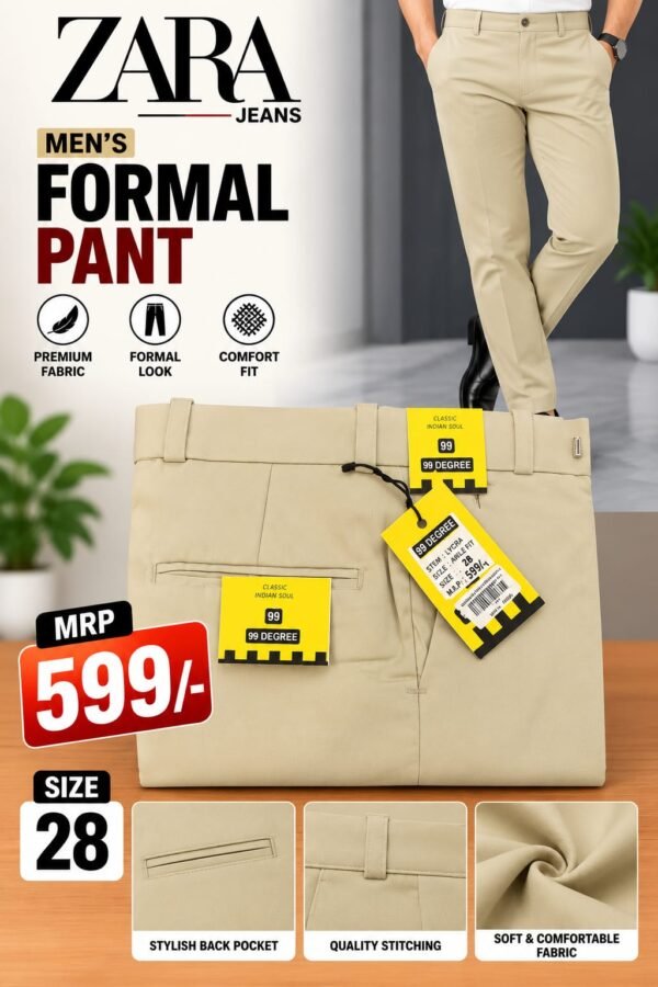 Men's formal pant